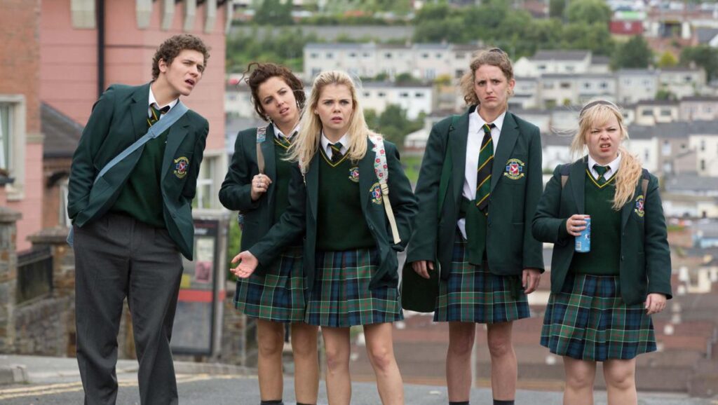 Derry Girls Walking